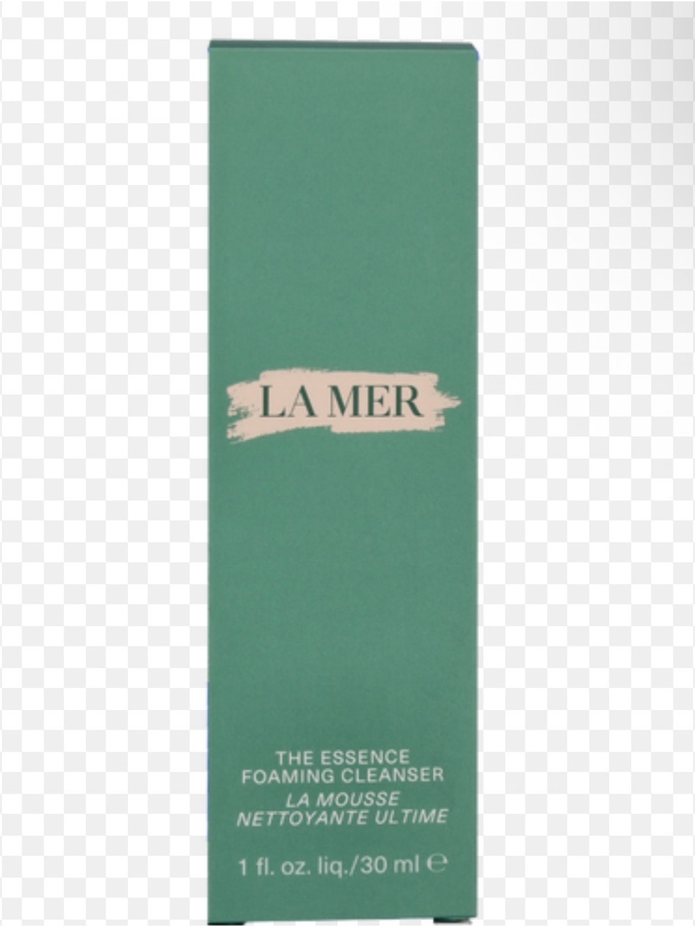 La Mer Foaming Cleanser - Seafoam Green Packaging with White Logo